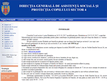 Tablet Screenshot of dgaspc4.ro